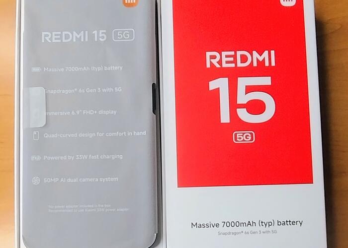Grajewo ogłoszenia: Sprzedam smartfon REDMI 15 5G w kolorze czarnym, fabrycznie nowy,...